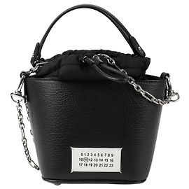 Maison Martin Margiela Small Bucket Tote Shoulder Bag Black