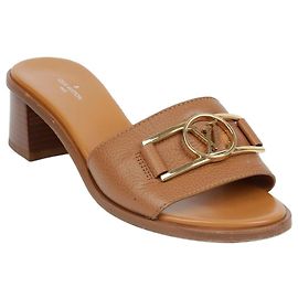 Louis Vuitton Sandali Mule Lock It Marrone