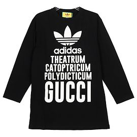 Gucci Adidas Langarm-T-Shirt XXS Schwarz