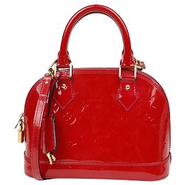 Louis Vuitton Alma BB Schultertasche Rot