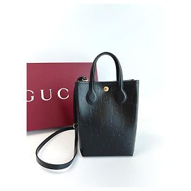 Gucci Mini Top Handle Shoulder Bag AADLO Black