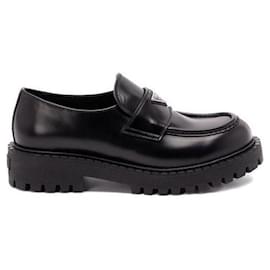 Prada Mocassins en cuir Noir