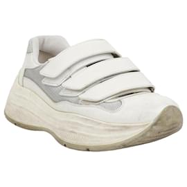 Prada Baskets à sangle America Cup Blanc