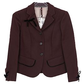 Prada Ribbon Trimming Jacket Size Red