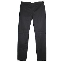 Schwarze Slim Fit Hose von Helmut Lang Schwarz