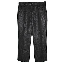 Isabel Marant Metallic Black Pants Black