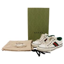Gucci Baskets Tennis Taille Blanc