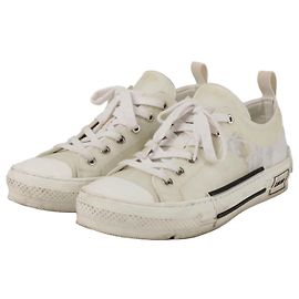 Dior Oblique Low Top Sneakers Size White