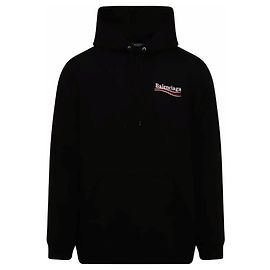 Balenciaga Sudadera Negra Logo Onda Negro
