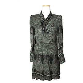 Alice + Olivia Abito Paisley Verde Alice e Olivia Verde