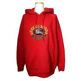 Burberry Sweat à capuche rouge Rouge