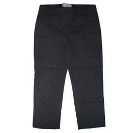 Givenchy Pantaloni cropped neri in cotone per donne Nero