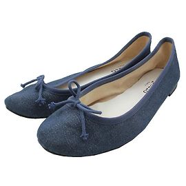 Repetto Ballerines en denim bleu Bleu