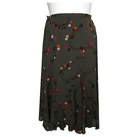 Saia estampada Sonia Olive Green da Sonia Rykiel Verde