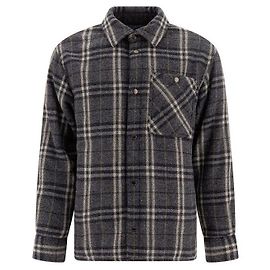 Burberry Sovracamicia in lana a quadri Blu