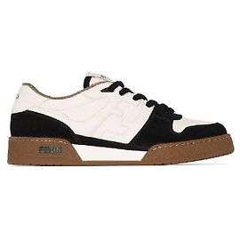 Fendi Sneakers basse in suede Match Nero