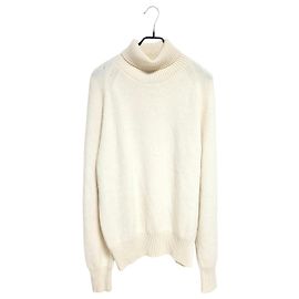 Tom Ford Pull col roulé en tricot Blanc