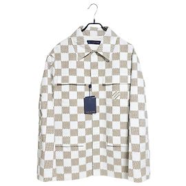 Louis Vuitton Giacca Overshirt Damier Marrone