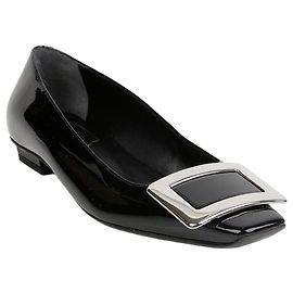 Roger Vivier Vivier Flat Shoes Size Black