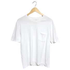 Louis Vuitton Kurzarm-T-Shirt Damier mit Tasche Weiß