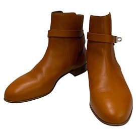 Hermès Botas Ankle Kelly Neo Marrom Marrom