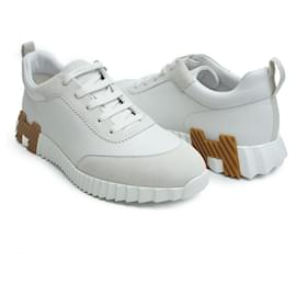 Hermès Baskets Rebonds Blanches Ensemble Complet Blanc