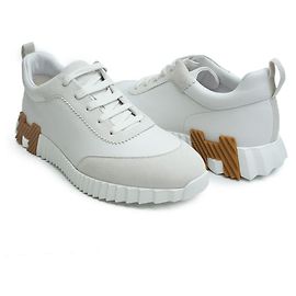 Hermès Bouncing Sneakers Weißes Komplettset Weiß