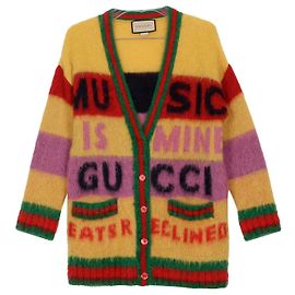 Gucci Bürstiger Cardigan Jubiläum XS Mehrfarben