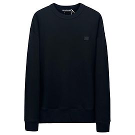 Sudadera oversized con logo Face de Acne Studios Negro