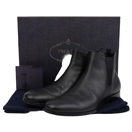 Prada Ankle Boots Größe Schwarz