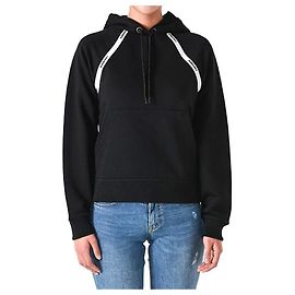 Burberry Oversized Hoodie Schwarz mit Logo Schwarz