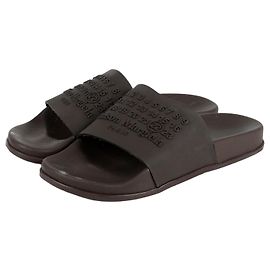 Maison Martin Margiela Chaussons Logo Numérotés Taille Marron