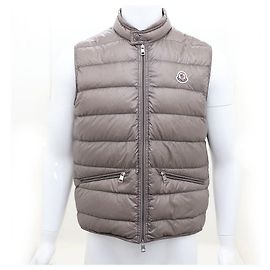 Moncler Gray Gui Herren Steppweste Braun