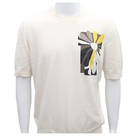 Hermès Cashmere Short Sleeve Knit White