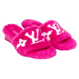 Louis Vuitton Sandali Mule Rosa Rosa