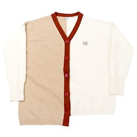 Loewe Cárdigan de punto crema beige Multicolor