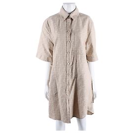 Robe-chemise Fendi Marron