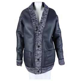 Pull réversible en shearling Marni Bleu