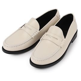 Saint Laurent Mocassins Monogram Blanc