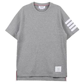 Thom Browne Bar Streifen T-Shirt Braun