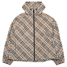 Burberry Check Twill Jacket Brown