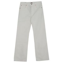 Gucci Pantalones de mezclilla con estampado GG Tamaño Blanco