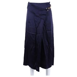 Lanvin Wrap Skirt Blue