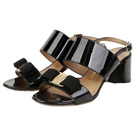 Salvatore Ferragamo Sandales Julia Bow Taille Noir