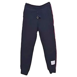 Thom Browne Loopback Stripe Sweatpants Blue