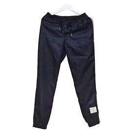 Thom Browne Ripstop RWB Stripe Track Pants Blue