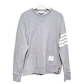 Thom Browne Classic Loopback Sweatshirt Brown