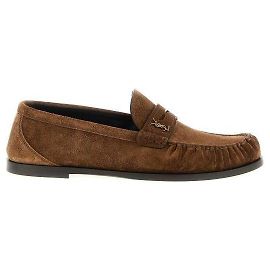 Saint Laurent Mocassim Marrom