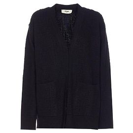 Fendi Kaschmir-Woll-Cardigan Schwarz