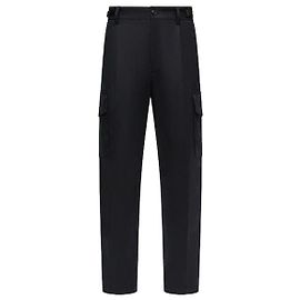 Moncler Pantalones cargo de gabardina de algodón Negro